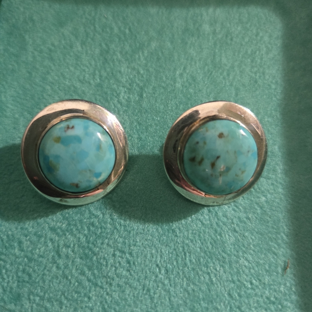 Jay King DRT Silver and Turquoise Earrings